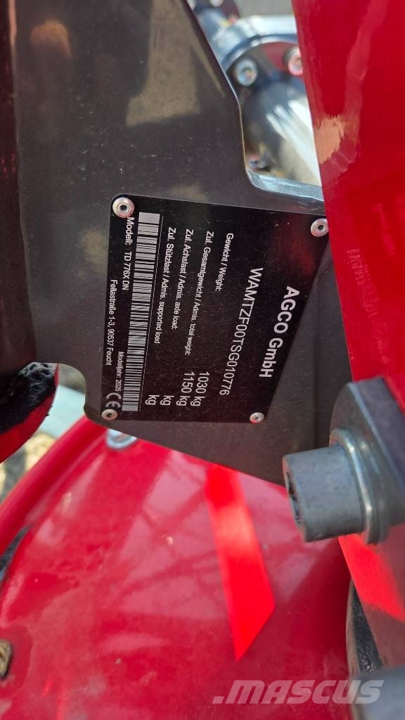 Massey Ferguson TD 776 X مكابس وميبسات التبن