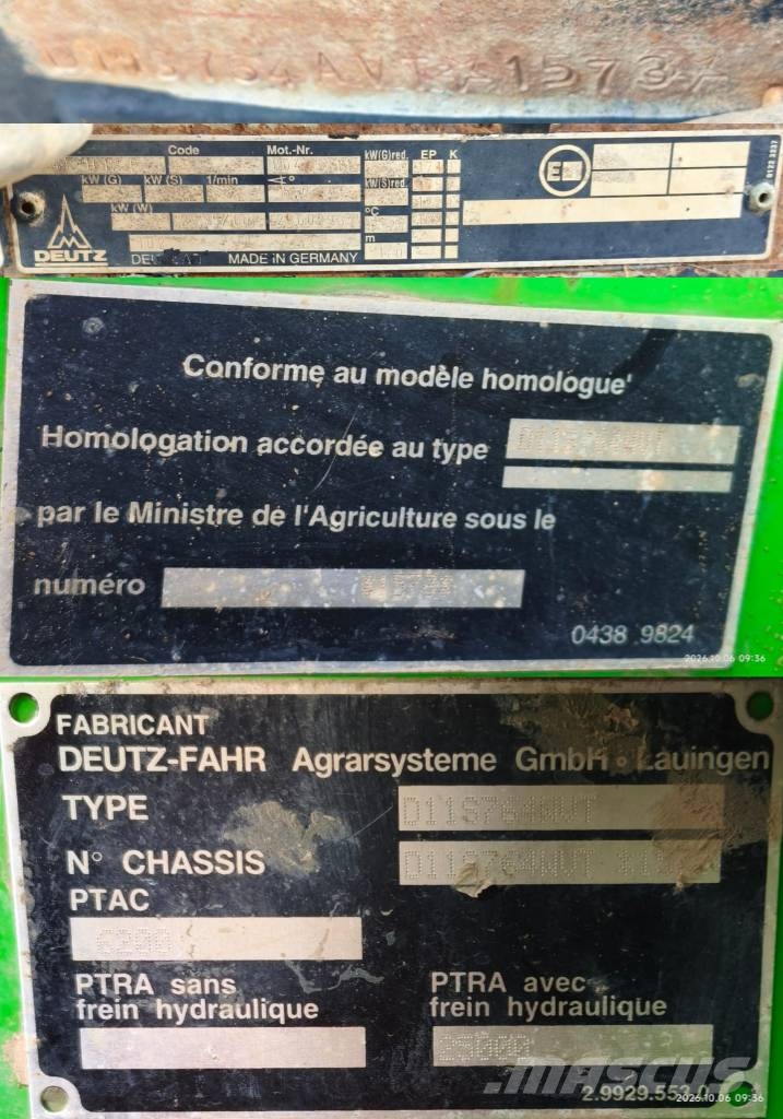 Deutz-Fahr AGROPLUS 75dt/Powershuttle 40Km/h endommagé Trattori