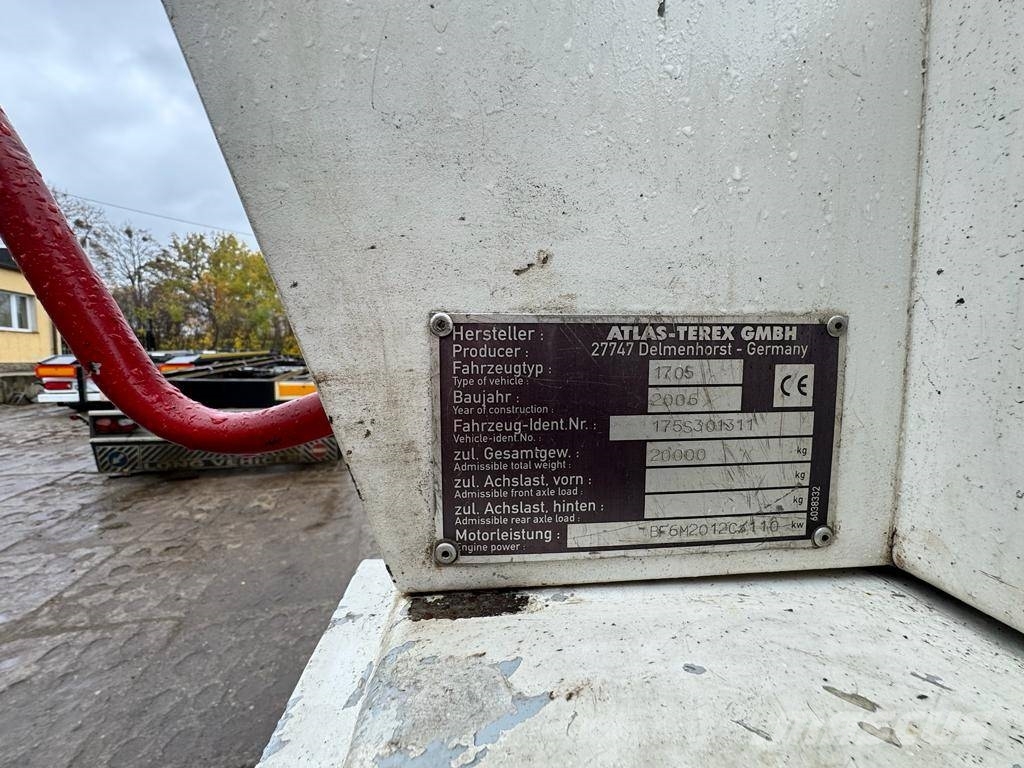 Atlas TEREX 1705 MI Kazıcı yükleyiciler - beko loder