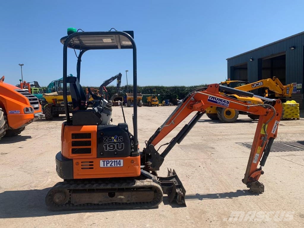 【yu】 Hitachi ZX19U-6 excavator specs & dimensions (2019 - 2025