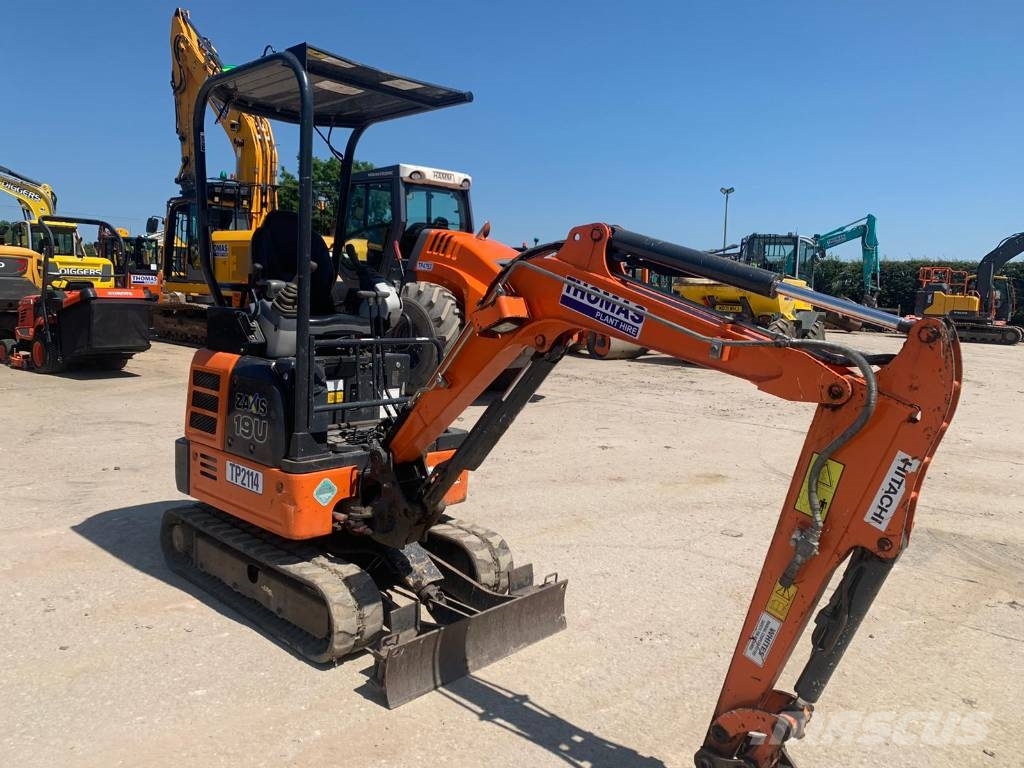 Hitachi ZX 19 U-5, 2019, Holywell, Flintshire, United Kingdom