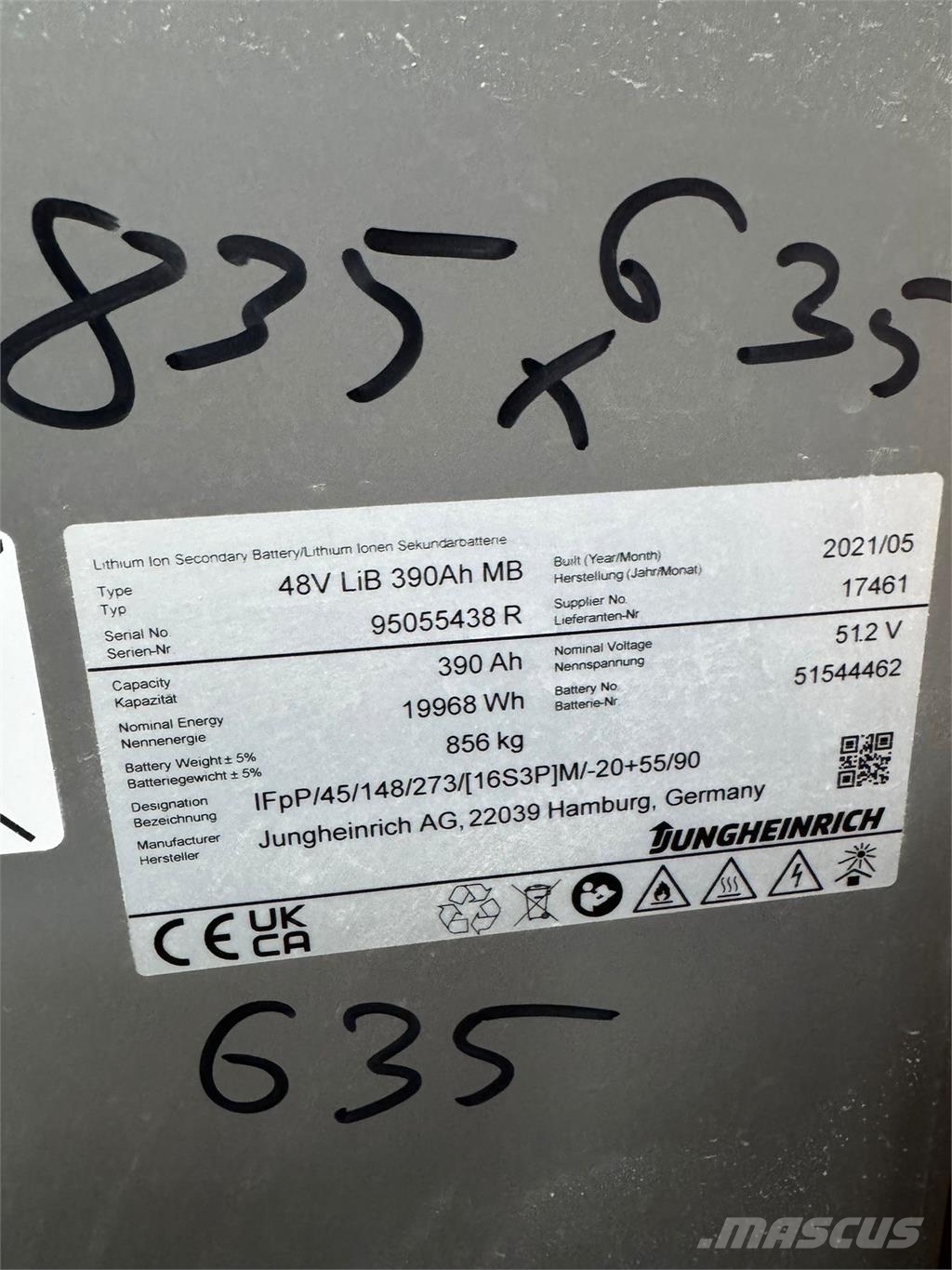 Jungheinrich EFG 216k Triplex Lithium 电动叉车