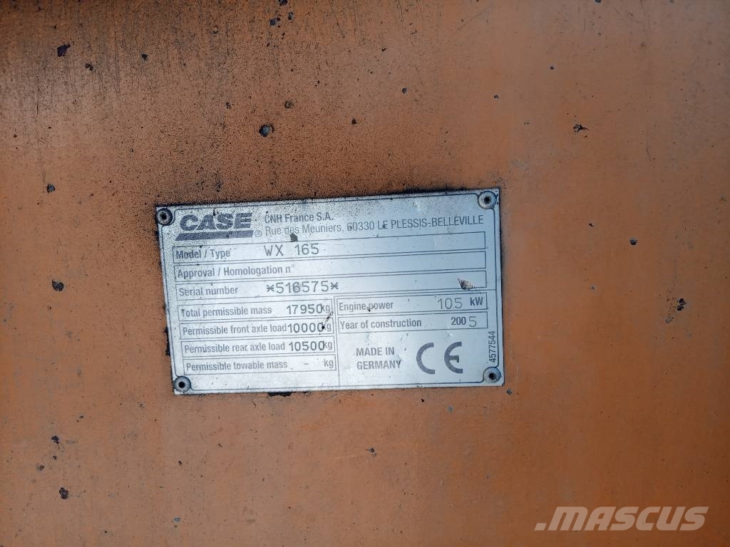 CASE WX 165 Mobilbagger