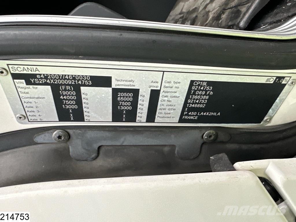 Scania P 450 EURO 6, Retarder, Rolfo, Combi Vilcēji