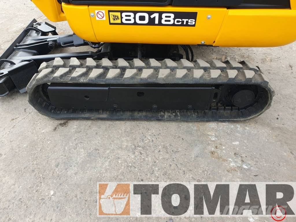 JCB 8018 CTS Mini ekskavatörler, 7 tona dek