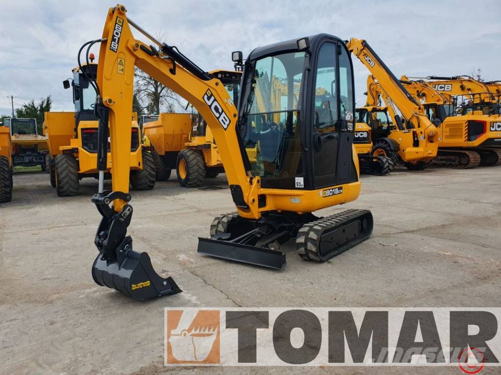 JCB 8018 CTS Mini ekskavatörler, 7 tona dek