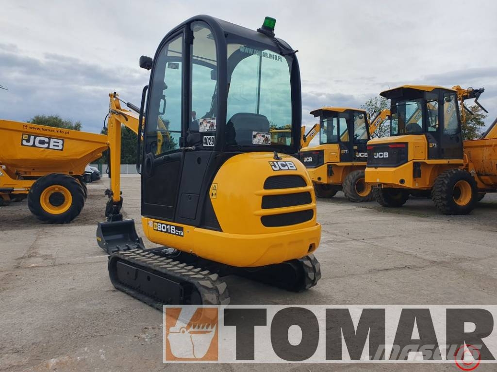 JCB 8018 CTS Mini ekskavatörler, 7 tona dek
