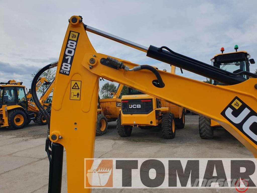 JCB 8018 CTS Mini ekskavatörler, 7 tona dek