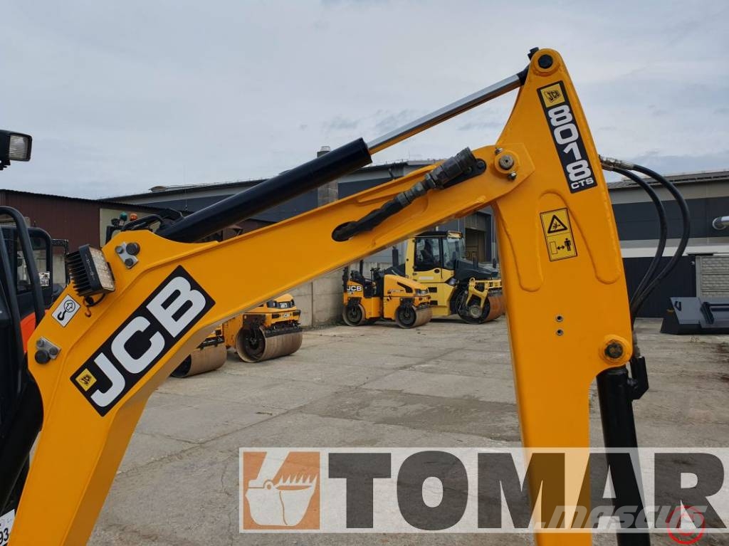 JCB 8018 CTS Mini ekskavatörler, 7 tona dek