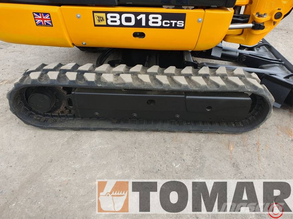 JCB 8018 CTS Mini ekskavatörler, 7 tona dek