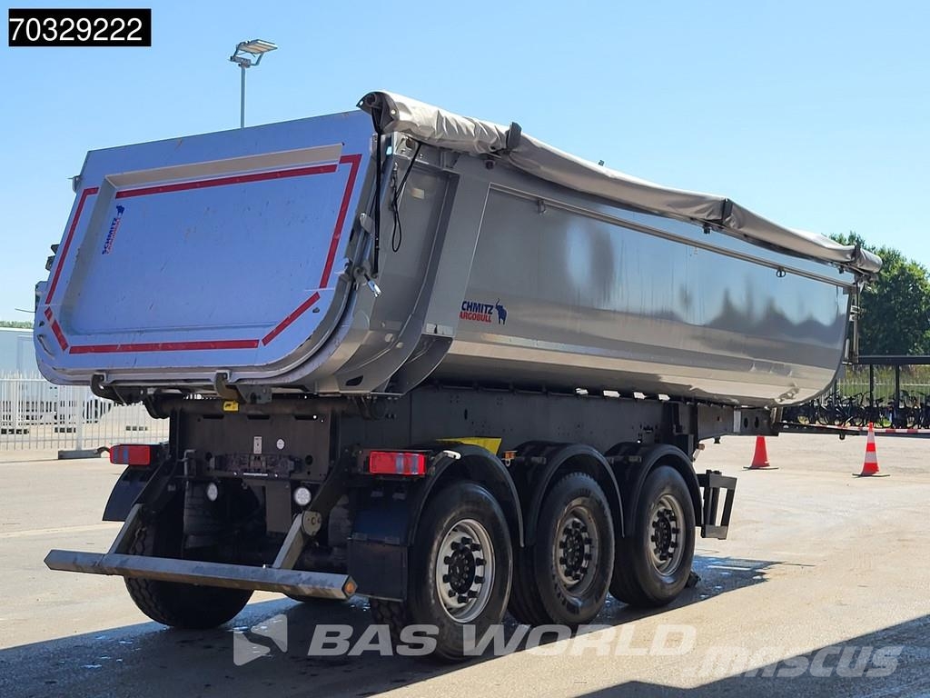 Schmitz Cargobull SCB*S3D Lift Axle Steel 24m3 티퍼 세미 트레일러