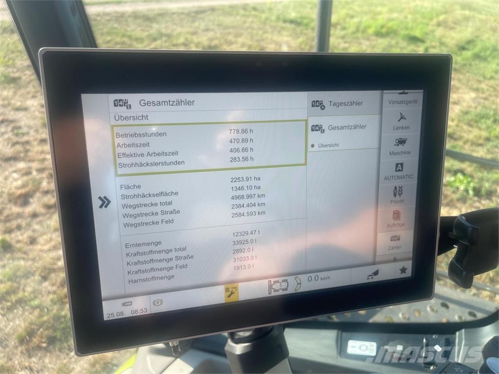 CLAAS Lexion 8600 TT Θεριζοαλωνιστικές μηχανές