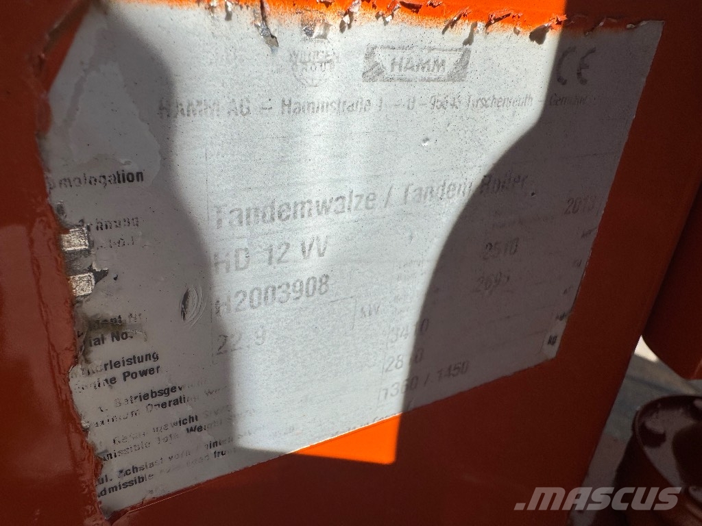 Hamm HD 12 VV Valjci sa duplim bubnjem