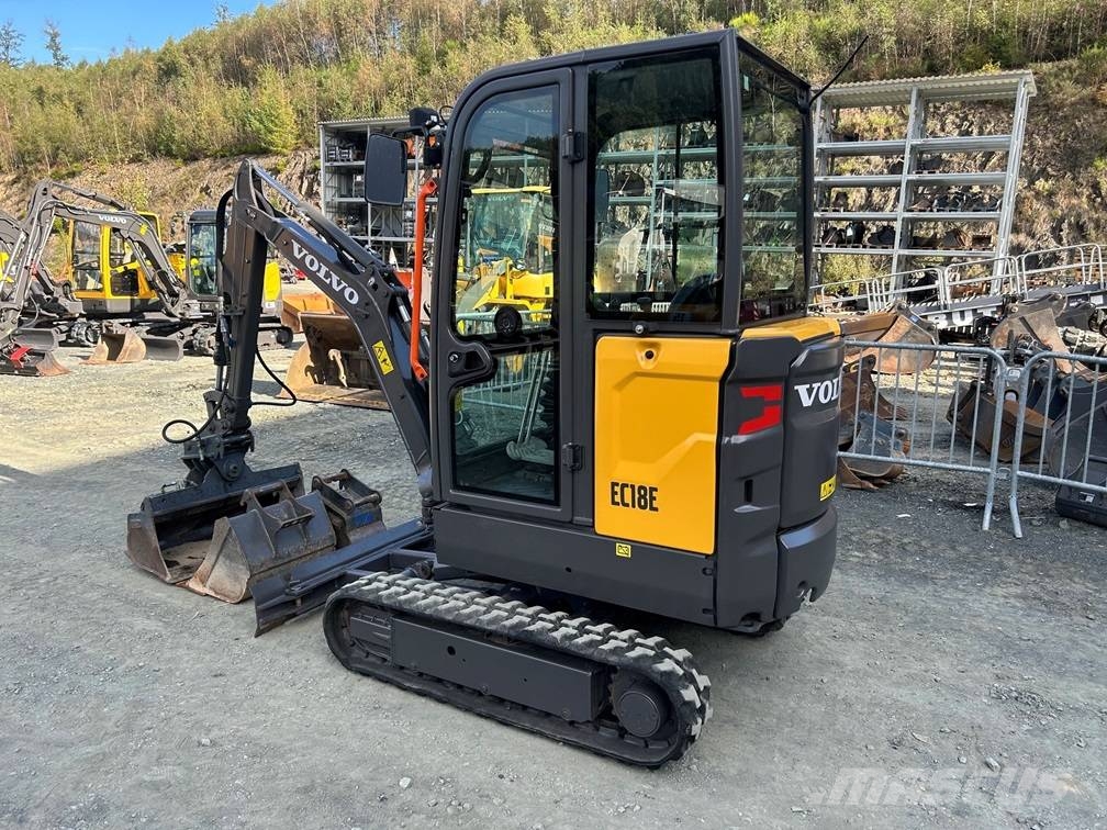 Volvo EC 18 E Mini rýpadla < 7t