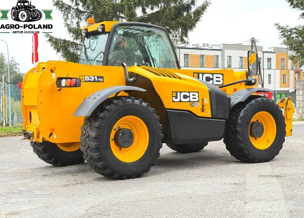 JCB 531-70 AGRI - 2017 ROK Teleskopiniai krautuvai