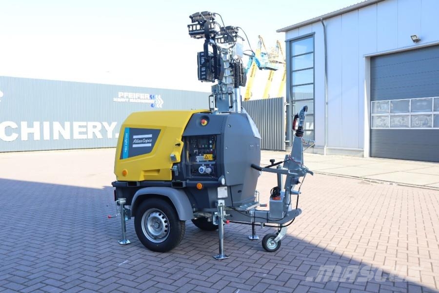 Atlas Copco Hilight H6+ Valid inspection, Max Boom Height 8m, Torres de iluminación