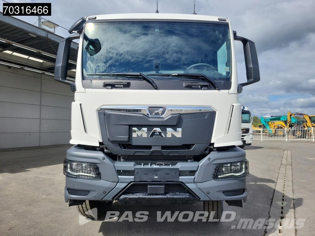 MAN TGS 33.480 6X4 NEW! 20m3 tipper Big-Axle Steel sus Savivarčių priekabų vilkikai