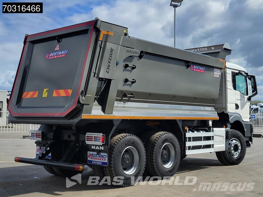MAN TGS 33.480 6X4 NEW! 20m3 tipper Big-Axle Steel sus Tipper trucks