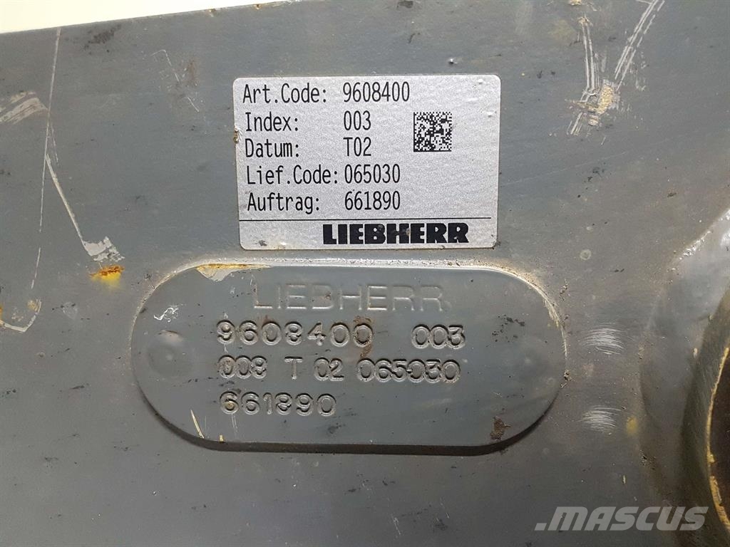 Liebherr L538-9608400-Shift lever/Umlenkhebel/Duwstuk 吊杆和铲斗