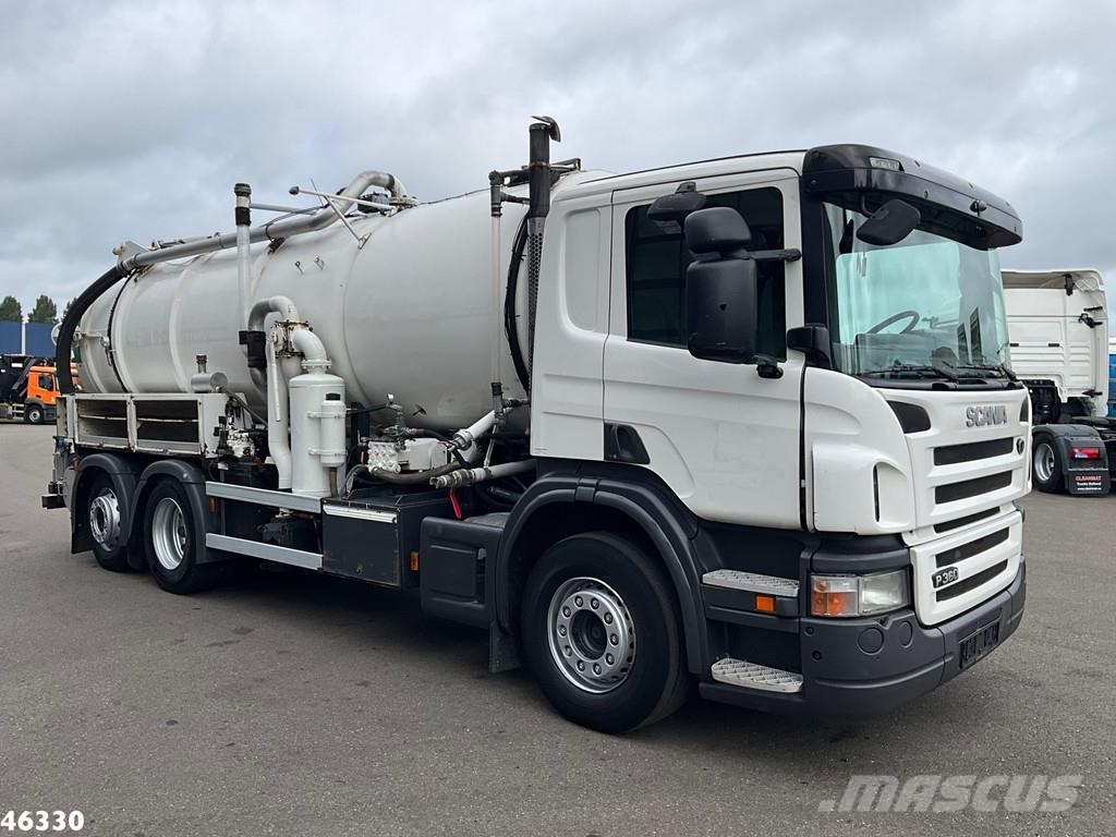 Scania P 360 Koks Saug/Spul 12m³ Slamsugningsbil