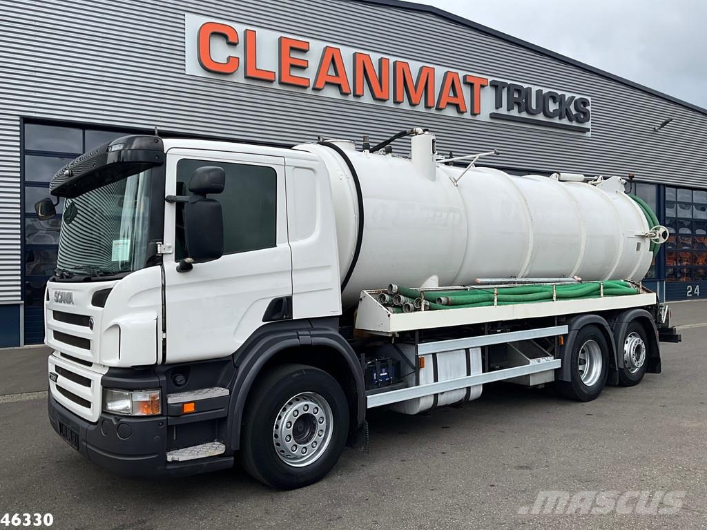 Scania P 360 Koks Saug/Spul 12m³ Slamsugningsbil