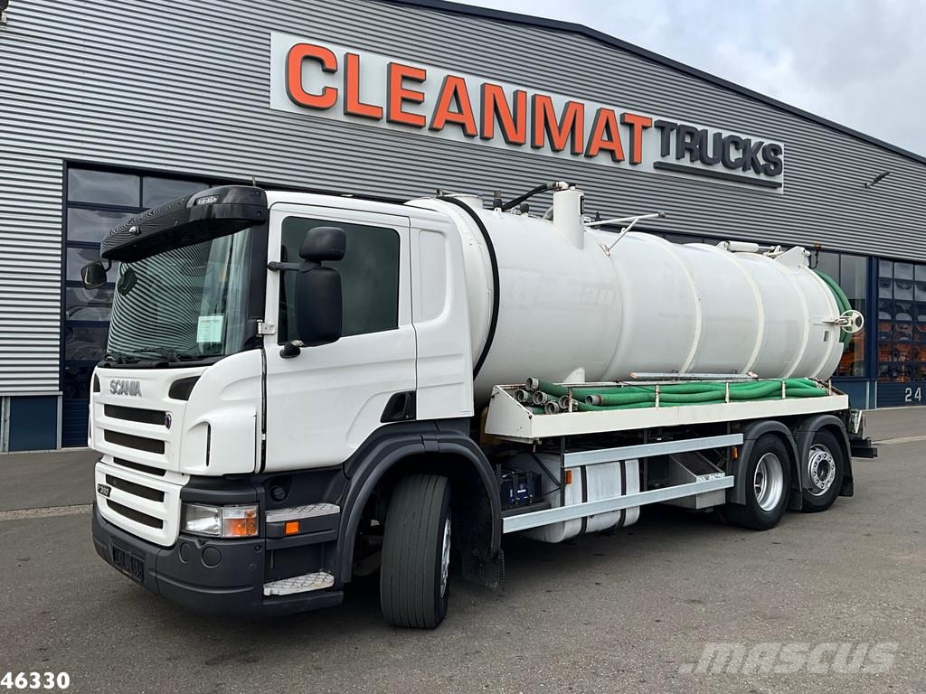 Scania P 360 Koks Saug/Spul 12m³ Slamsugningsbil