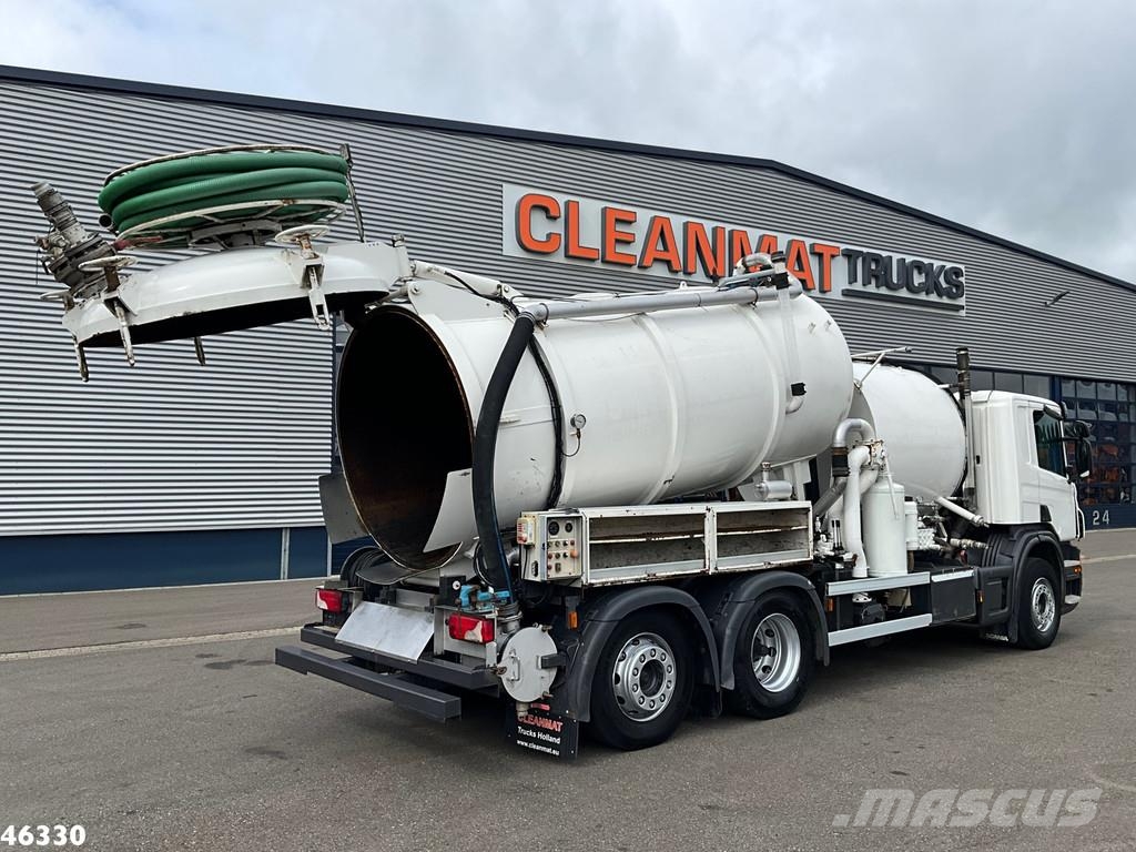 Scania P 360 Koks Saug/Spul 12m³ Slamsugningsbil