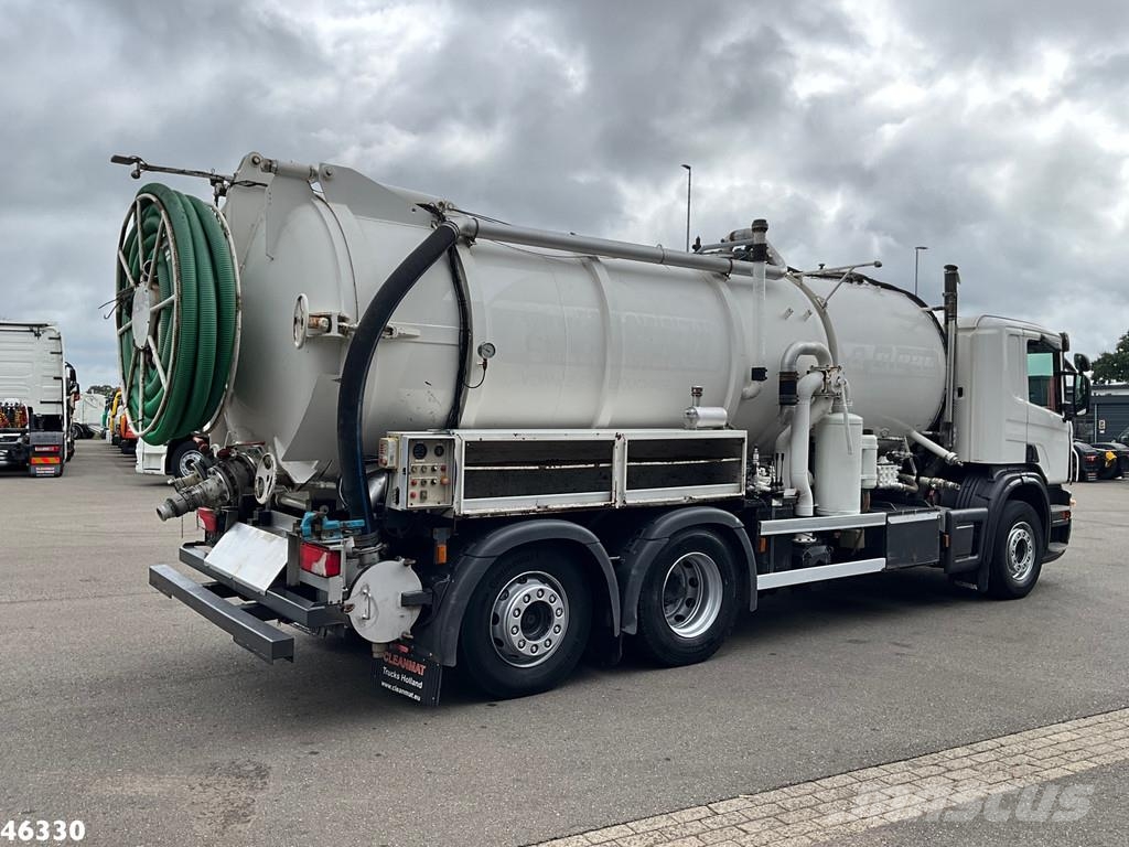 Scania P 360 Koks Saug/Spul 12m³ Slamsugningsbil