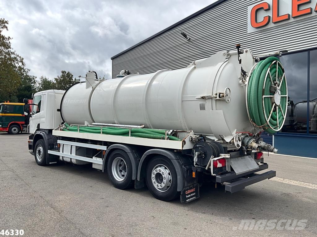 Scania P 360 Koks Saug/Spul 12m³ Slamsugningsbil