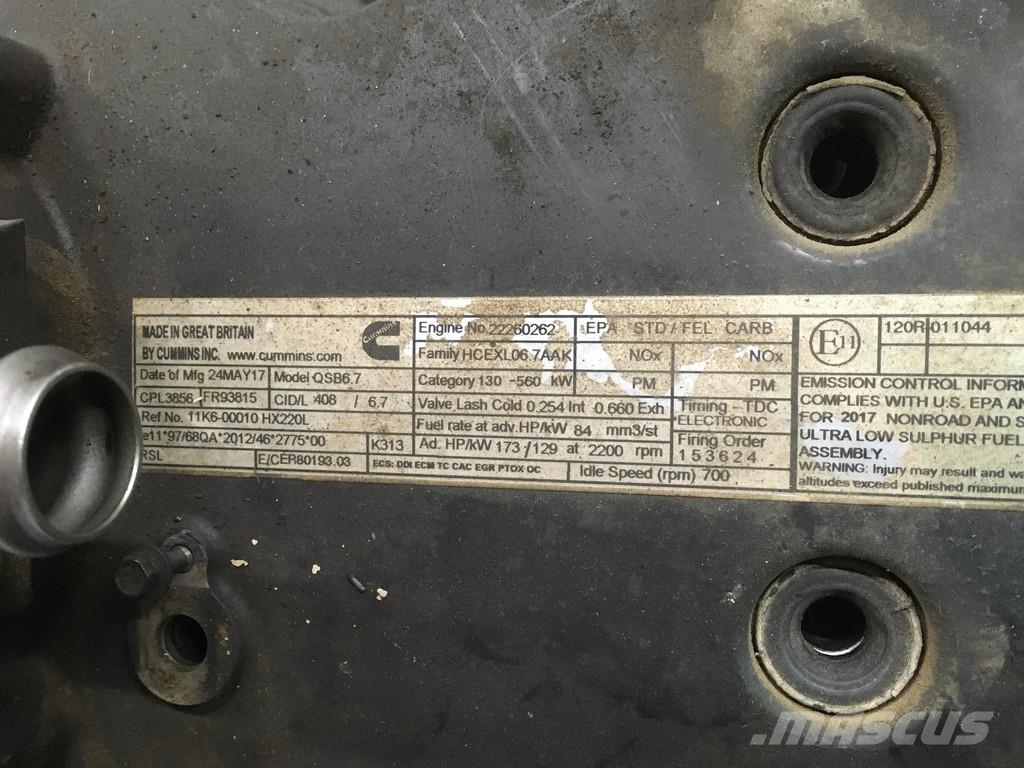 Cummins QSB6.7 CPL3856 USED Muut koneet