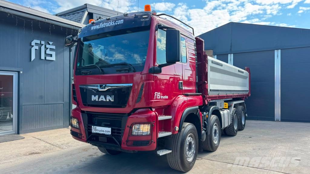 MAN TGA 35.500 8X4 SCHWARZMUELLER tipper - bordmatic Bañeras basculantes usadas