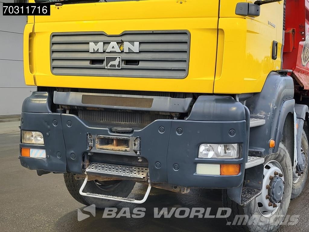 MAN TGA 41.440 TGA 8X8 8x8 18m3 Meiller tipper Steelsu Kipper