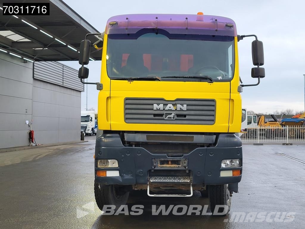 MAN TGA 41.440 TGA 8X8 8x8 18m3 Meiller tipper Steelsu Kipper