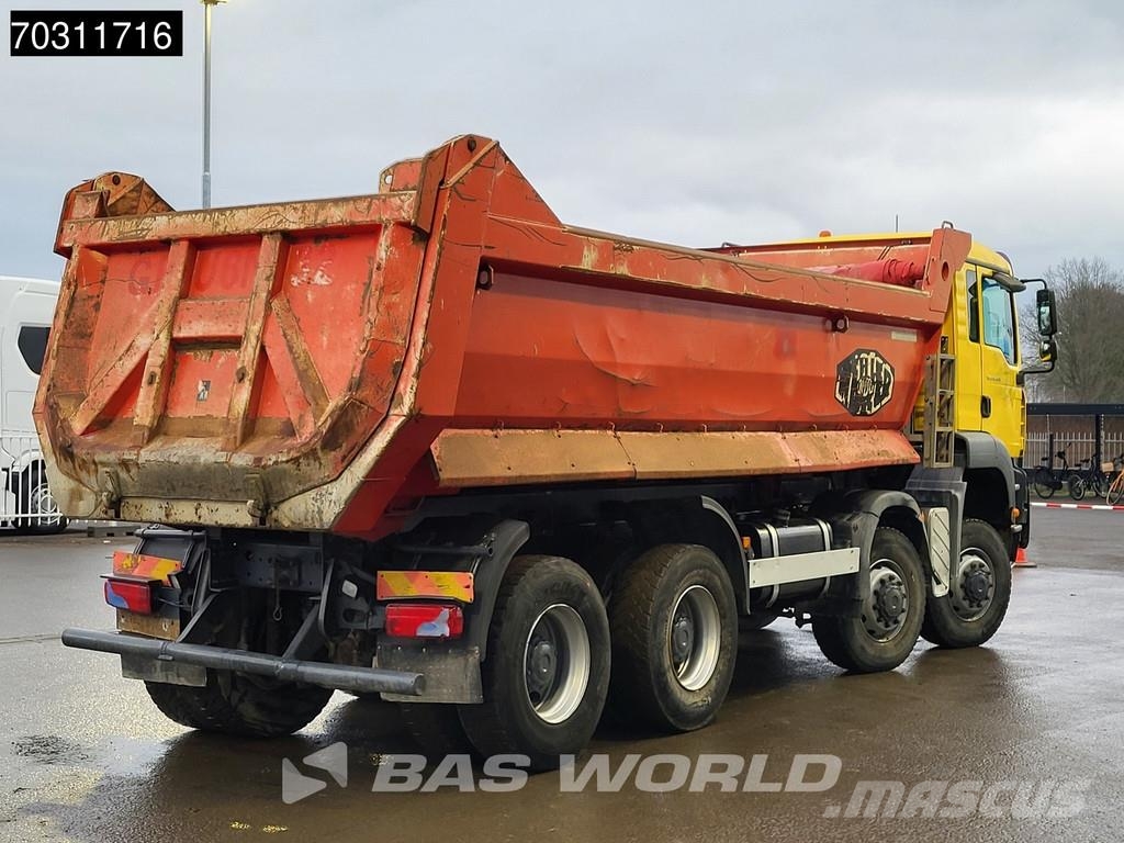 MAN TGA 41.440 TGA 8X8 8x8 18m3 Meiller tipper Steelsu Kipper