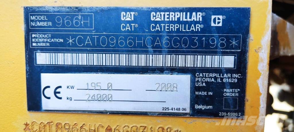 CAT CAT966H Kolové nakladače