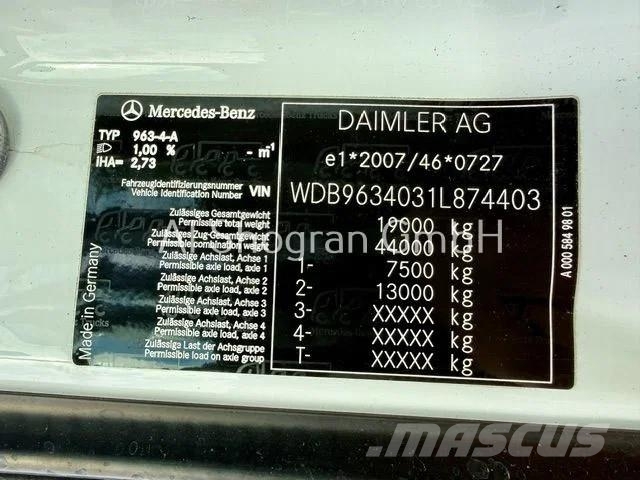 Mercedes-Benz Actros 1848 / Retarder / Kipphydraulik / Euro 6 Camiones tractor
