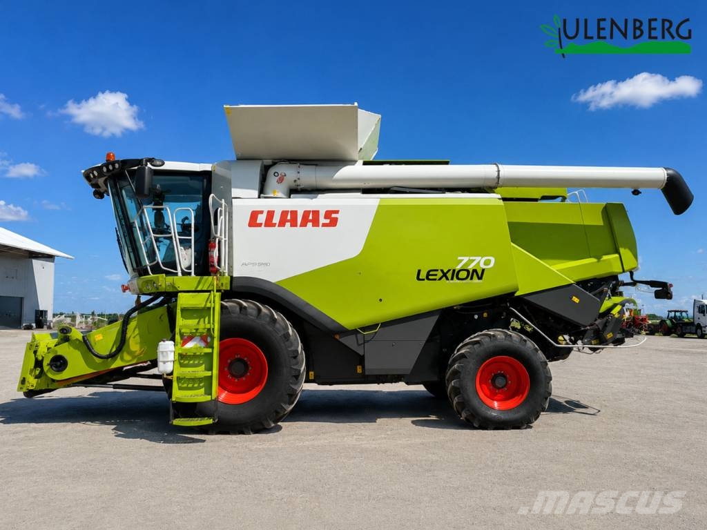 CLAAS Lexion 770 TerraTrac + heder Vario 1050 Θεριζοαλωνιστικές μηχανές