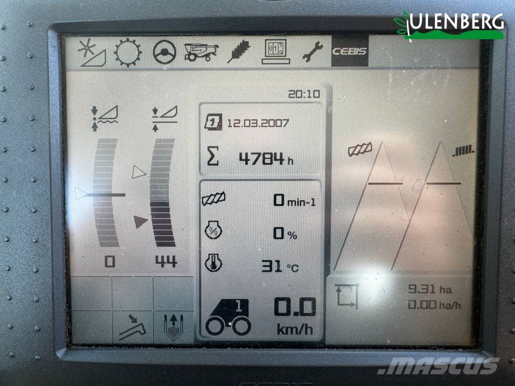 CLAAS Lexion 770 TerraTrac + heder Vario 1050 Θεριζοαλωνιστικές μηχανές