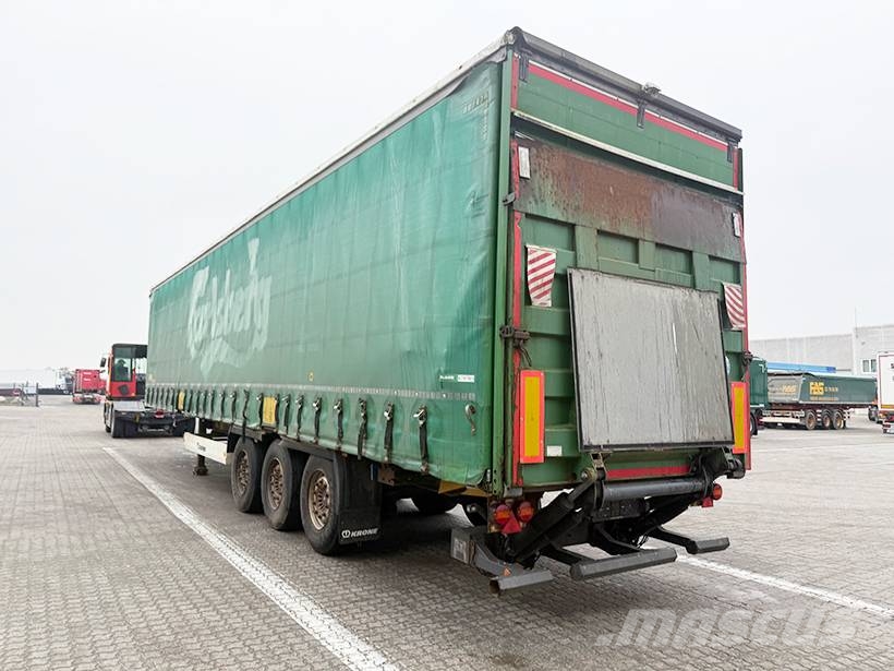 Krone 3 axle Curtainsider / Planenauflieger Semi-reboques com cortinas laterais