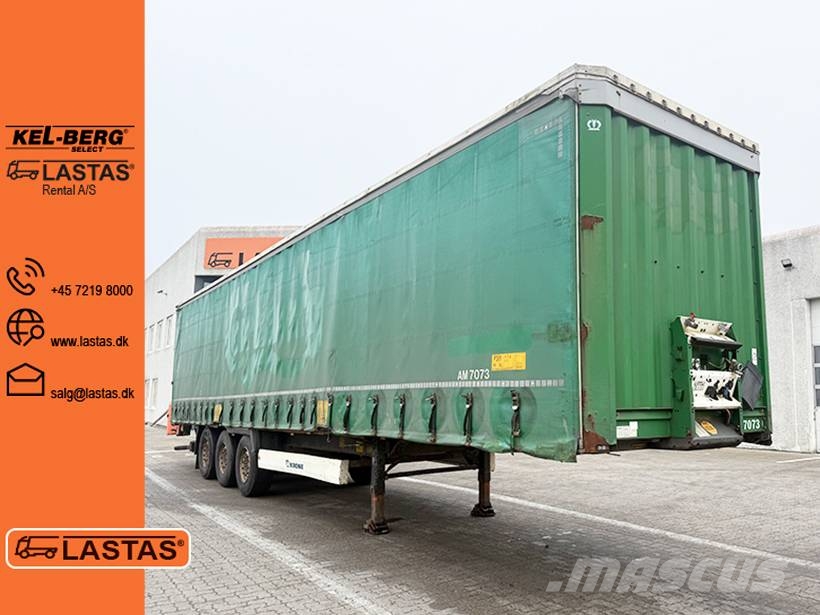 Krone 3 axle Curtainsider / Planenauflieger Semi-reboques com cortinas laterais
