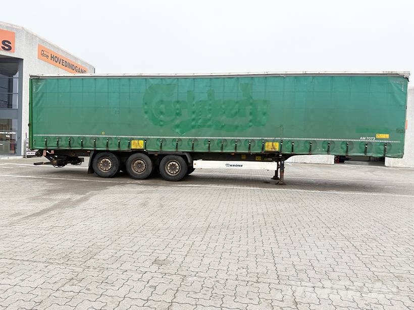 Krone 3 axle Curtainsider / Planenauflieger Semi-reboques com cortinas laterais