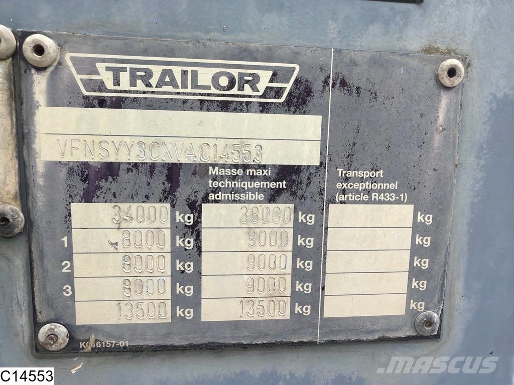 Trailor Fuel 40.007 Liter, 9 Comp Semirremolques cisterna
