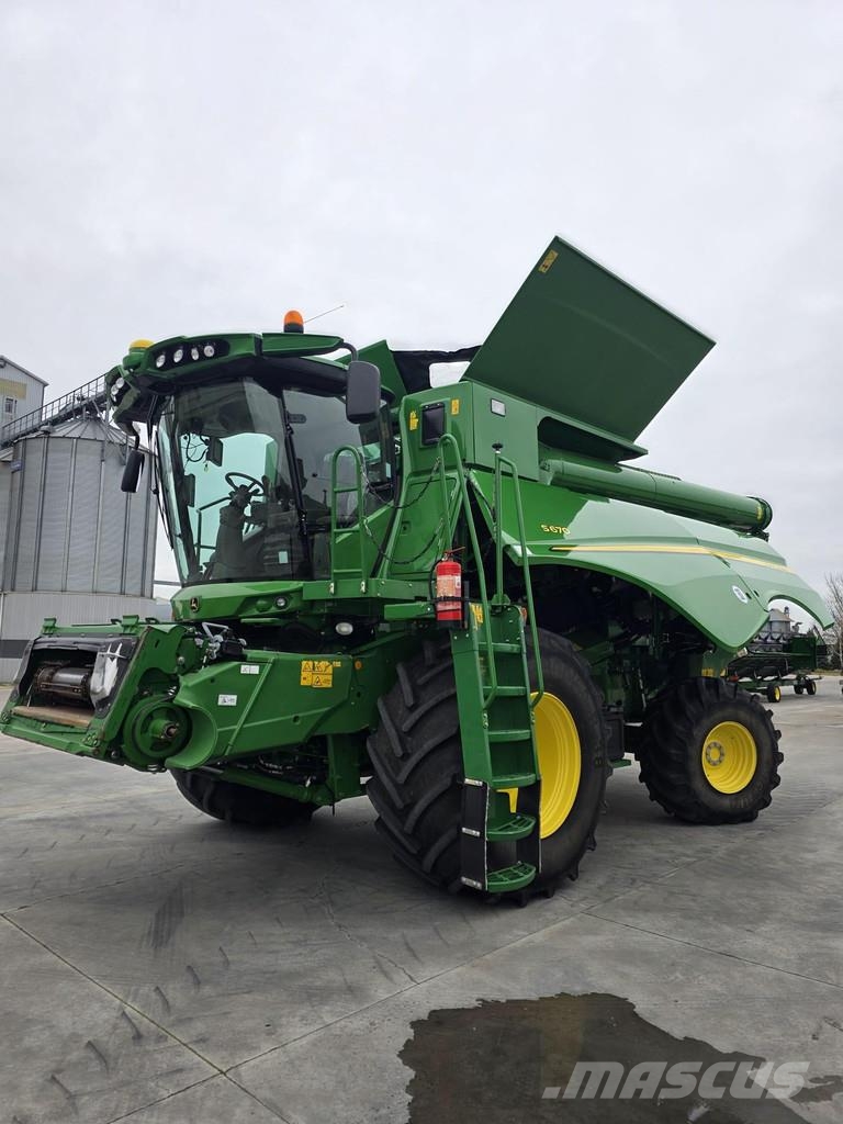 John Deere S670 Derliaus nuėmimo kombainai