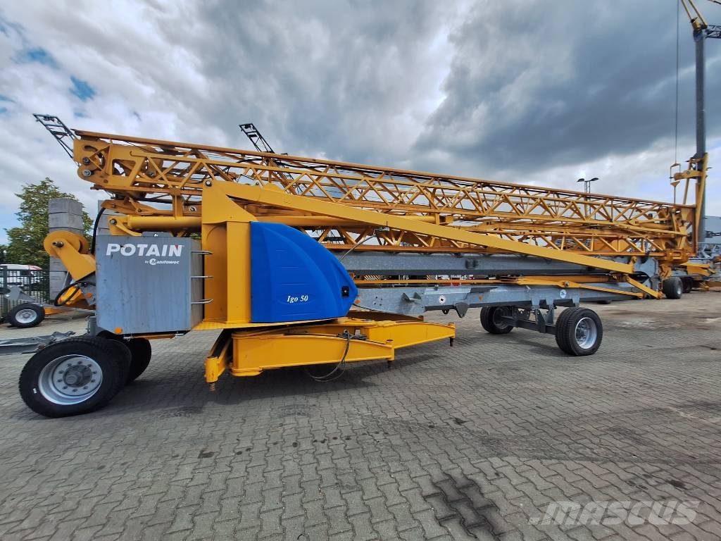 Potain Igo 50 Self erecting cranes