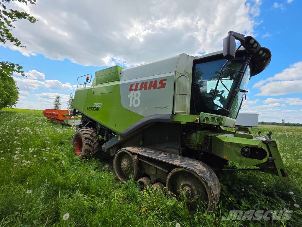 CLAAS Lexion 760 TerraTrac Skurtreskere
