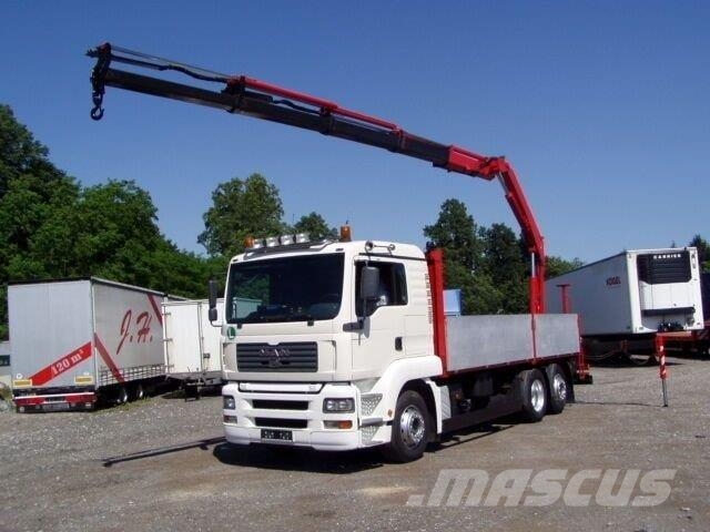 MAN 26.430, 6X2,VALNÍK S HYDRAULICKOU RUKOU Araç üzeri vinçler