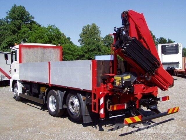 MAN 26.430, 6X2,VALNÍK S HYDRAULICKOU RUKOU Araç üzeri vinçler