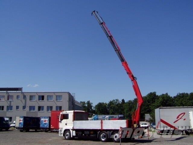 MAN 26.430, 6X2,VALNÍK S HYDRAULICKOU RUKOU Araç üzeri vinçler