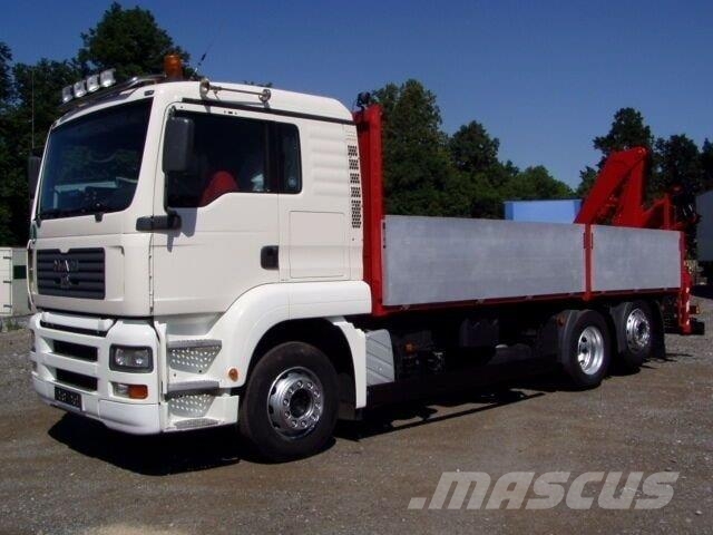 MAN 26.430, 6X2,VALNÍK S HYDRAULICKOU RUKOU Araç üzeri vinçler