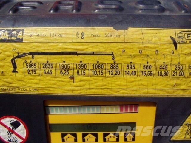 MAN 26.430, 6X2,VALNÍK S HYDRAULICKOU RUKOU Araç üzeri vinçler